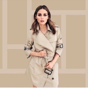Banana Republic x Olivia Palermo RUF Her Cape Trench Coat s M